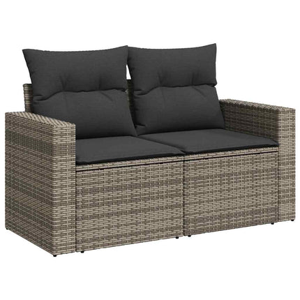 Havesofa Sæt 13 stk. Grå polyrattan