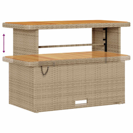 Havesofa Sæt 13 pcs Beige polyrattan