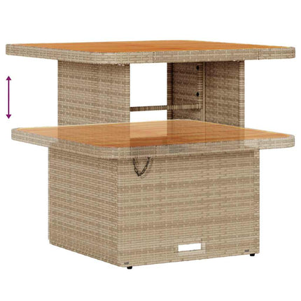 Havesofa Sæt 12 stk. 9-Antal sæder Beige og creme polyrattan