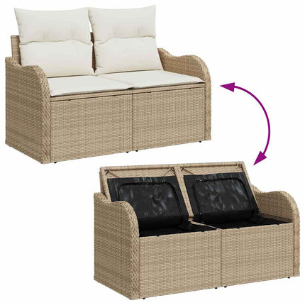 Havesofa Sæt 8 stk. 7-Antal sæder Beige og creme