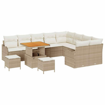 Havesofa Sæt 12 stk. 11-Antal sæder Beige og creme