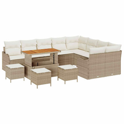 Havesofa Sæt 13 stk. 12-Antal sæder Beige og creme