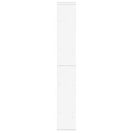 sidekabinetter 5 stk ODDA 40x24x79 cm massivt fyrretræ hvid