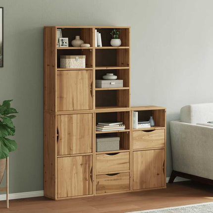 sidekabinetter 5 stk ODDA 40x24x79 cm massivt fyrretræ