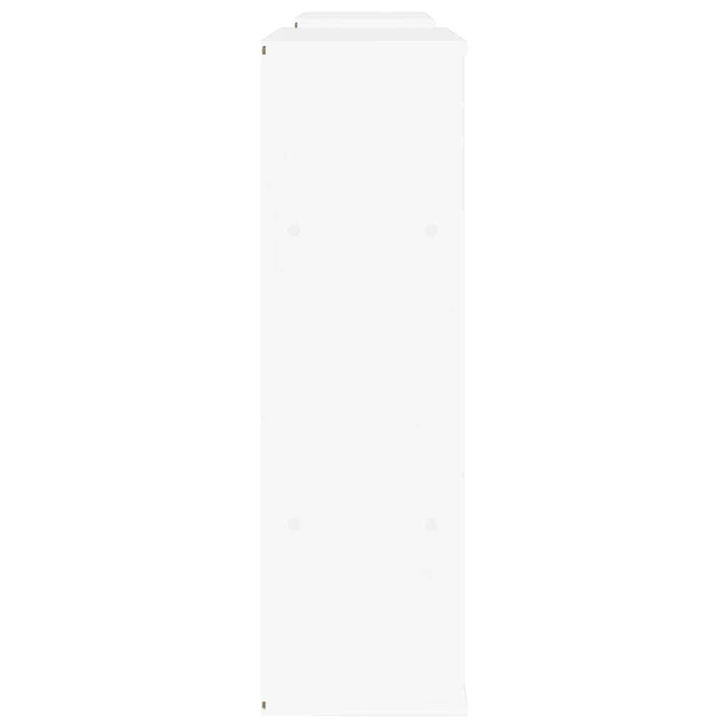 TV-skabe 5 stk med opbevaring ODDA massivt fyrretræ hvid