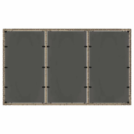 Have Spisebordssæt 5 pcs Grå polyrattan