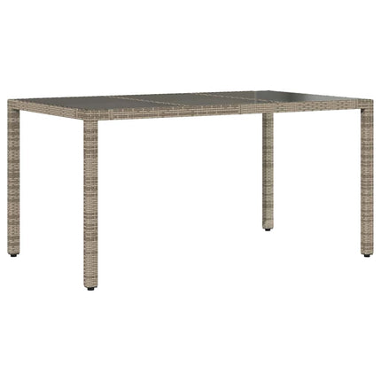 Have Spisebordssæt 7 pcs Grå polyrattan