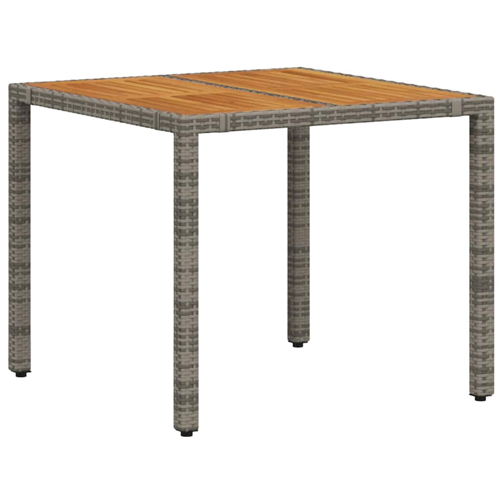 Have Spisebordssæt 3 pcs Grå polyrattan