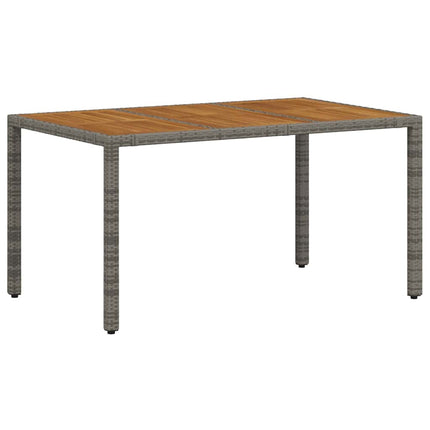 Have Spisebordssæt 7 stk. Grå polyrattan