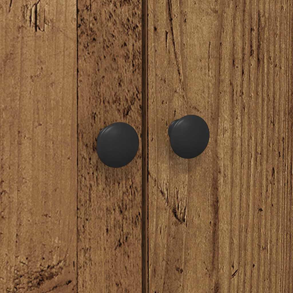 Køkken skænk med hylde 2 pcs Gammelt træ 60 x 50 x 180 cm