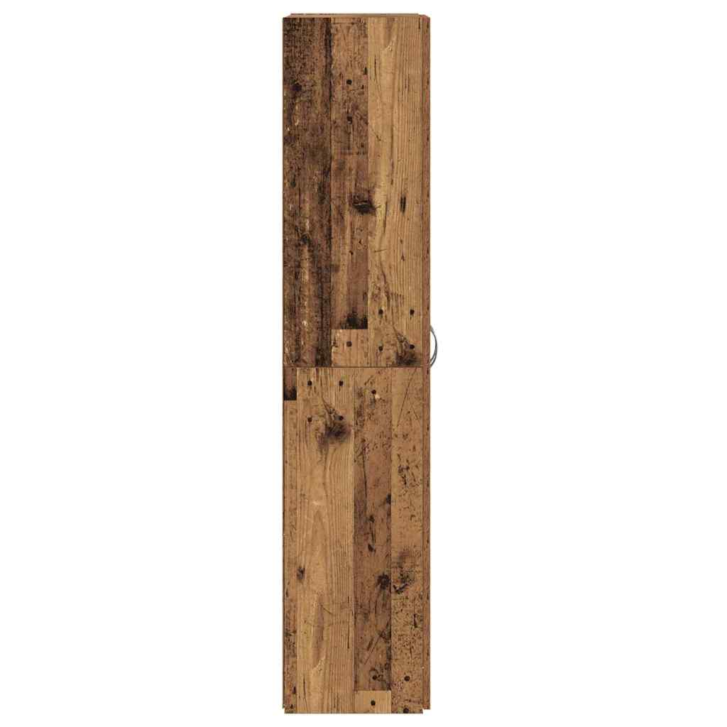 Kontorskab Gammelt træ 60 x 32 x 152,5 cm Konstrueret træ