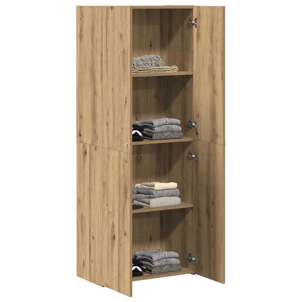 Kontorskab Artisan Egetræ 60 x 32 x 152,5 cm Konstrueret træ