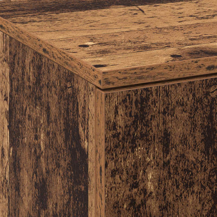 Highboard 70 x 33,5 x 180 cm Konstrueret træ Gammelt træ