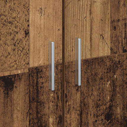 Highboard 70 x 33,5 x 180 cm Konstrueret træ Gammelt træ