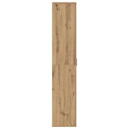 Highboard 60 x 35 x 180 cm Konstrueret træ artisan eg