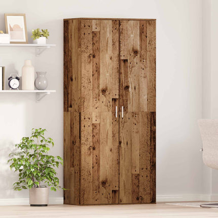 Highboard 80 x 39 x 178 cm Konstrueret træ Gammelt træ