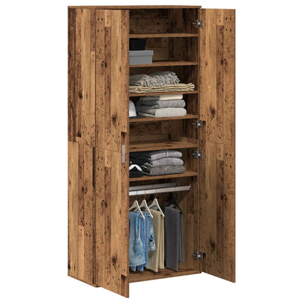 Highboard 80 x 39 x 178 cm Konstrueret træ Gammelt træ