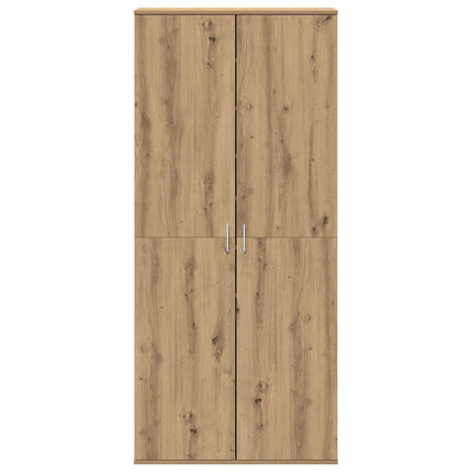 Highboard 80 x 39 x 178 cm Konstrueret træ Artisan-eg