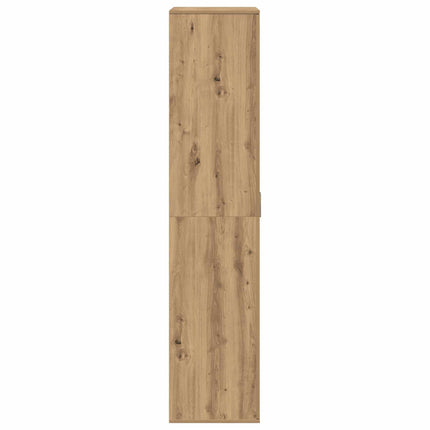 Highboard 80 x 39 x 178 cm Konstrueret træ Artisan-eg
