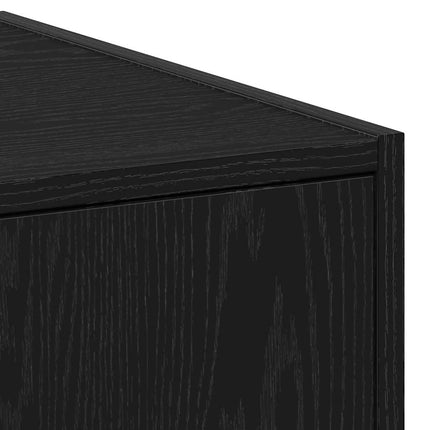 Apoteker Kabinet Sort eg 40 x 41 x 174.5 cm Konstrueret træ