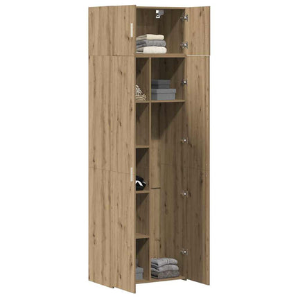 Opbevaringsskab 3 pcs Artisan Egetræ 70 x 42,5 x 185 cm