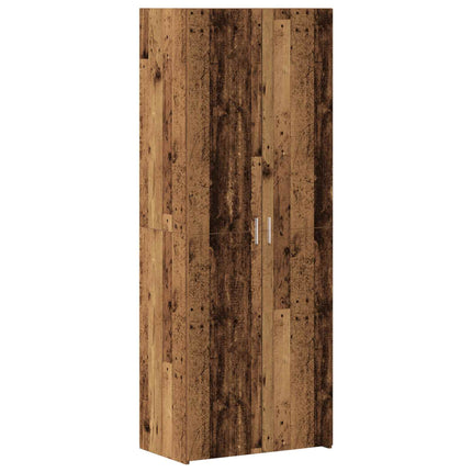 Opbevaringsskab 2 pcs Gammelt træ 70 x 42,5 x 225 cm