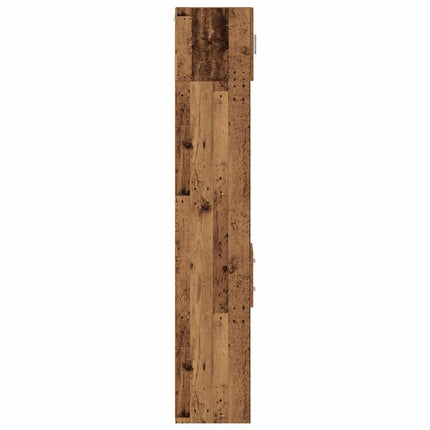 Opbevaringsskab 2 stk. Gammelt træ 30 x 42,5 x 225 cm