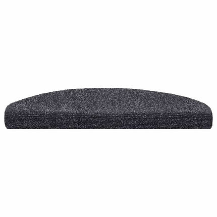 trappemåtter selvklæbende 20 stk. 65x21x4 cm mørkegrå halvrunde store