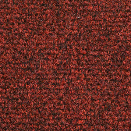 trappemåtter selvklæbende 20 stk. 65x21x4 cm bordeauxrød halvrunde store