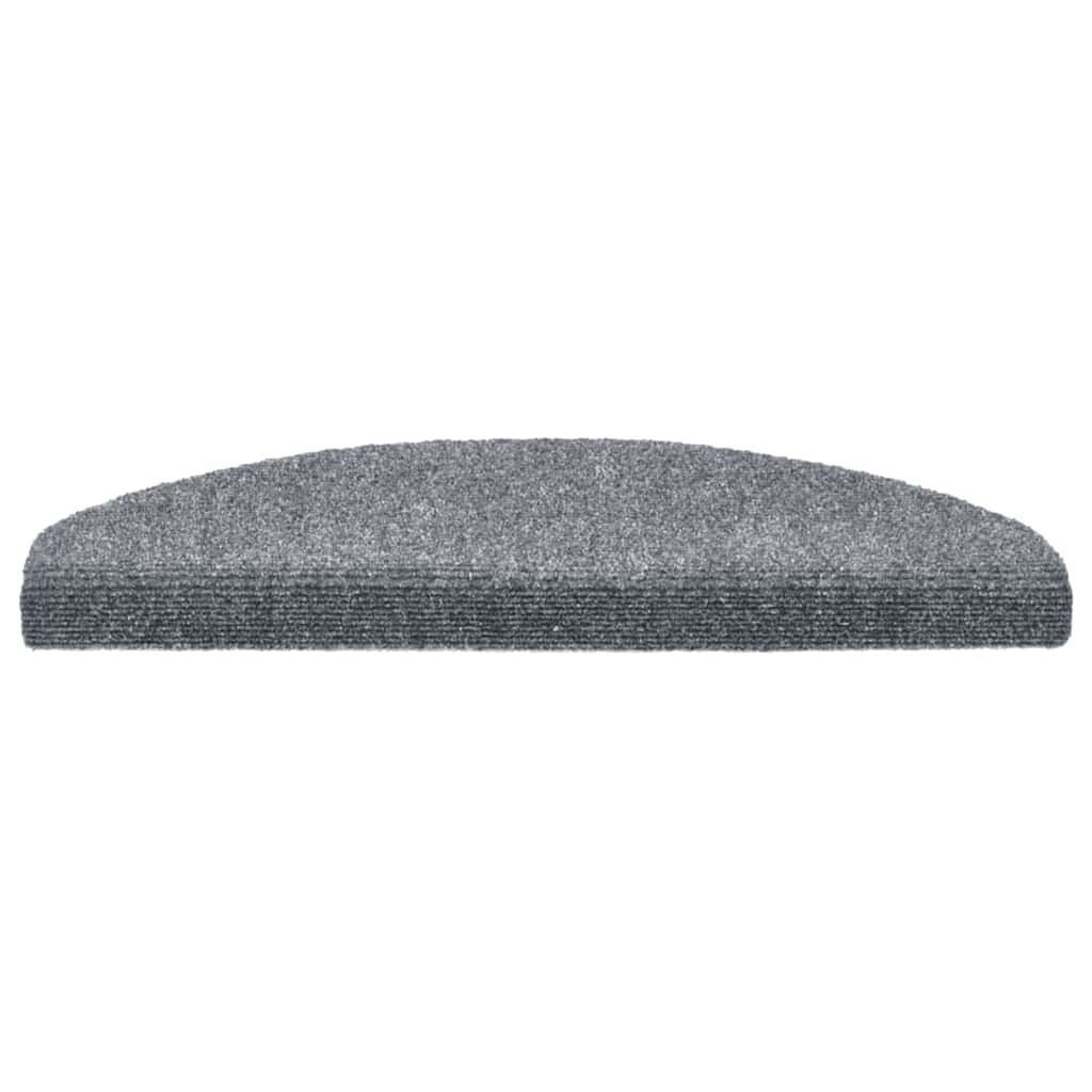 trappemåtter selvklæbende 30 stk. 65x21x4 cm lysegrå halvrunde store