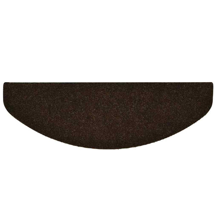 trappemåtter selvklæbende 30 stk. 65x21x4 cm brune halvrunde store