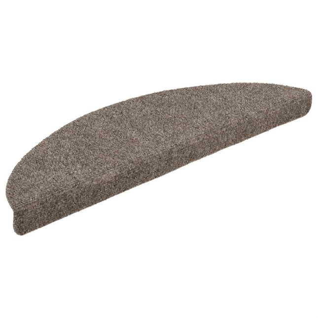 trappemåtter selvklæbende 20 stk. 56x17x3 cm beige halvrunde