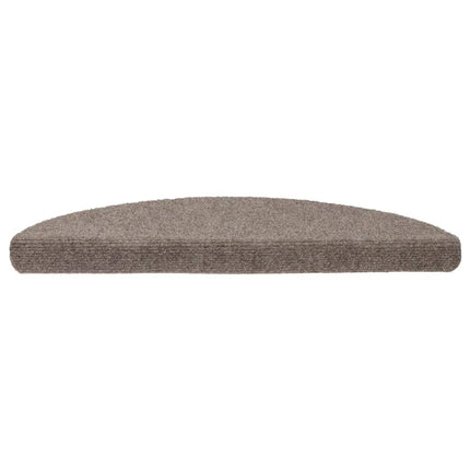 trappemåtter selvklæbende 20 stk. 56x17x3 cm beige halvrunde