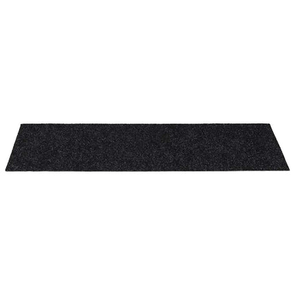 trappemåtter selvklæbende 30 stk. 60x25 cm sorte rektangulære