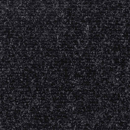 trappemåtter selvklæbende 30 stk. 76x20 cm sorte rektangulære