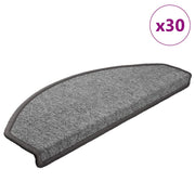 trappemåtter 30 stk. 65 x 24 x 4 cm mørkegrå halvrunde store