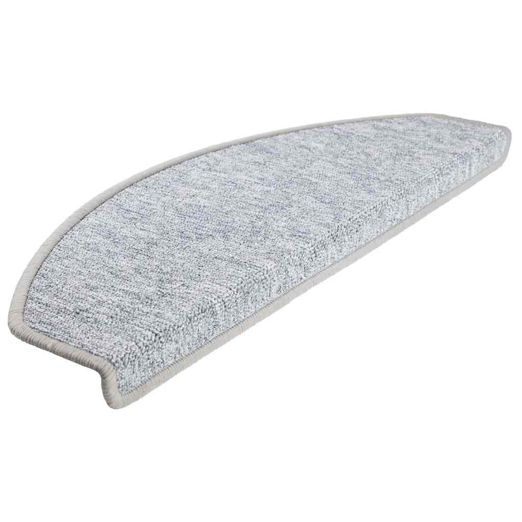 trappemåtter 30 stk. 65 x 24 x 4 cm lysegrå halvrunde store