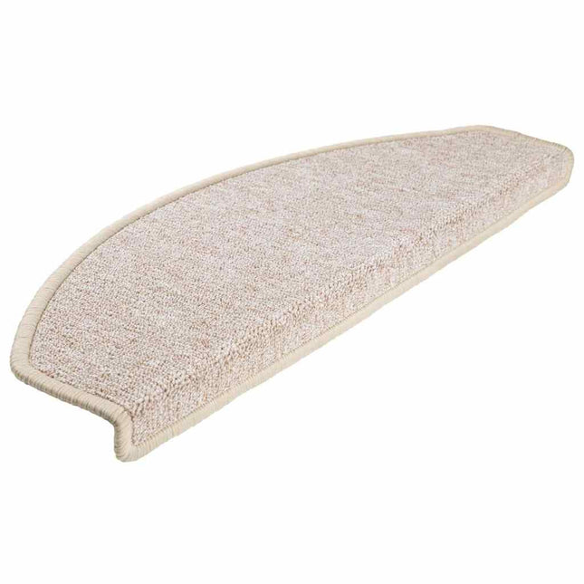 trappemåtter 30 stk. 65 x 24 x 4 cm taupe halvrund store