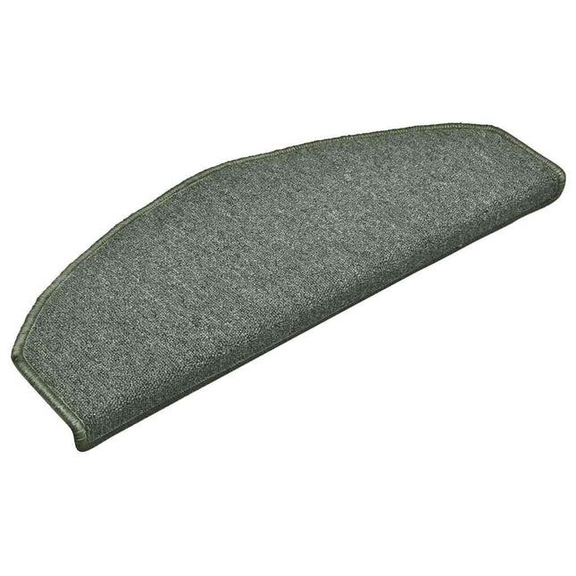 trappemåtter 30 stk. 65 x 24 x 4 cm mørkegrønne halvrunde store
