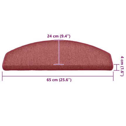 Selvklæbende Trappemåtter 30 stk. 65 x 24 x 4 cm Non-Slip