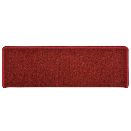 trappemåtter 30 stk. 65x21x4 cm rød rektangulær kant
