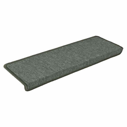 trappemåtter 30 stk. 65x21x4 cm mørkegrønne rektangulære kant