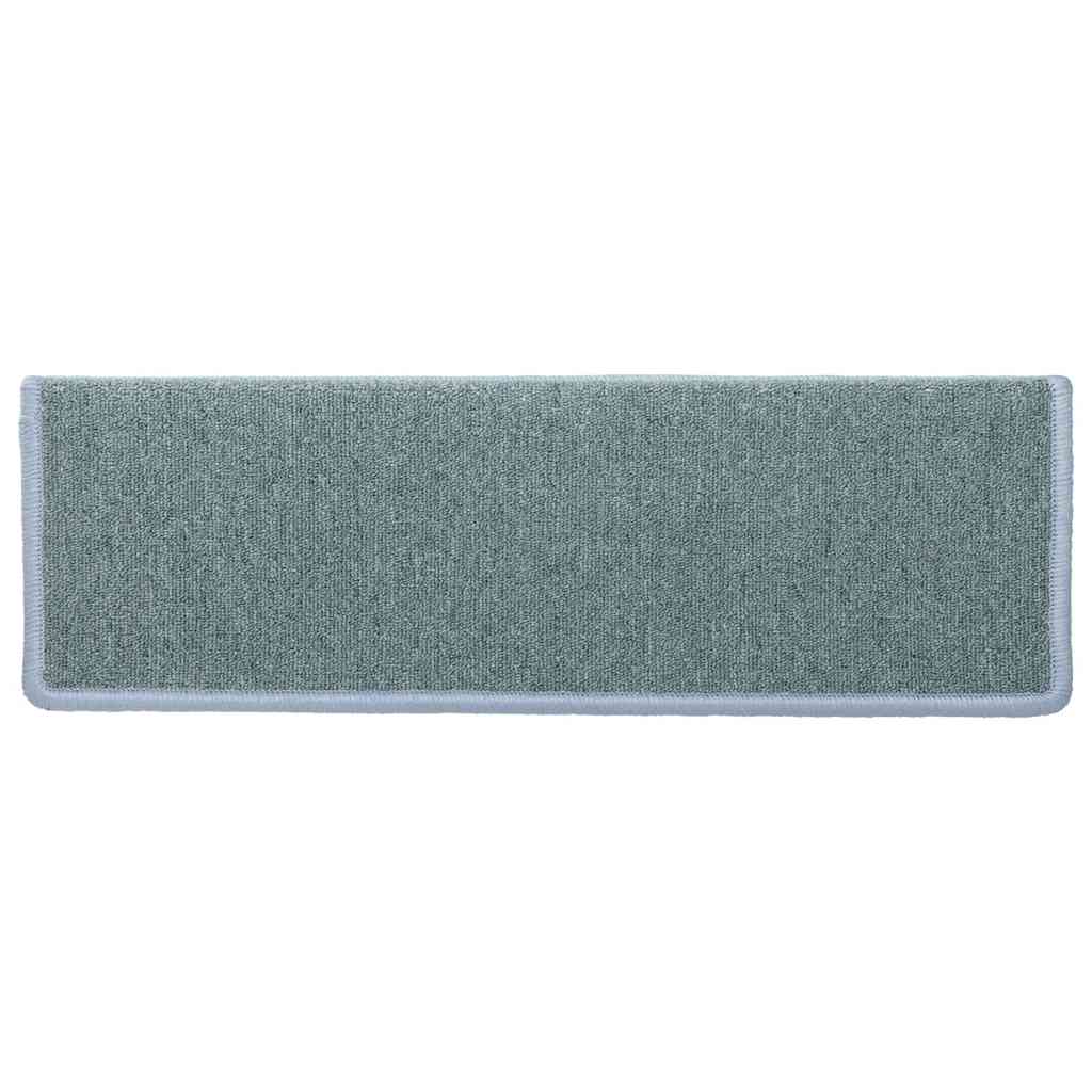trappemåtter 30 stk. 65 x 21 x 4 cm havblå rektangulær kant