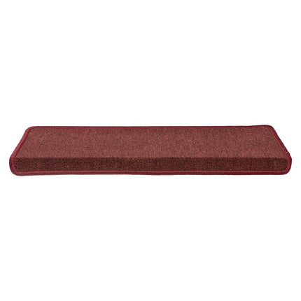 trappemåtter 30 stk. 65x21x4 cm bordeaux rektangulær kant
