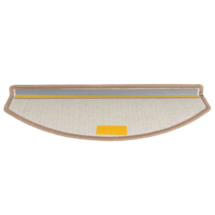 trappemåtter 20 stk. 65 x 24 x 4 cm lysebrune halvrunde store