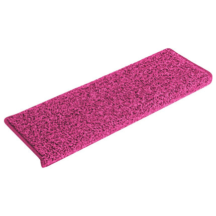 trappemåtter 30 stk. 65x21x4 cm lyserød rektangulær kant