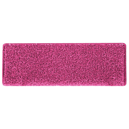 trappemåtter 30 stk. 65x21x4 cm lyserød rektangulær kant