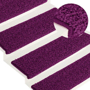 trappemåtter 30 stk. 65x21x4 cm lyserød rektangulær kant