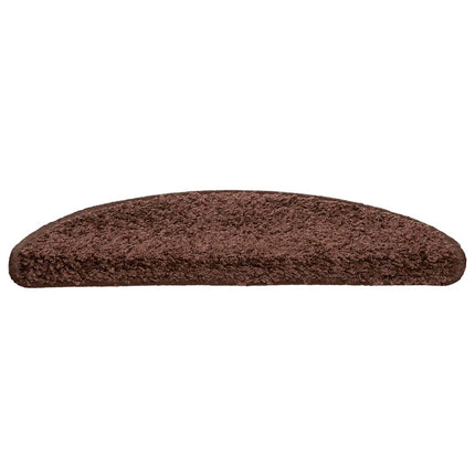 trappemåtter 20 stk. 56x17x3 cm brune halvrunde
