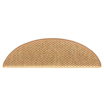 selvklæbende trappemåtter 30 stk. 56x17x3 cm sisal-look sisal